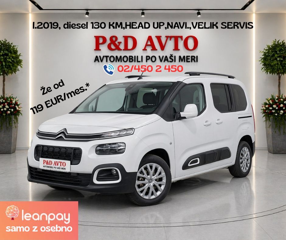 Zunanja slika - Citroën Berlingo - 1,5 BlueHDi 130 S&S Shine M - 1