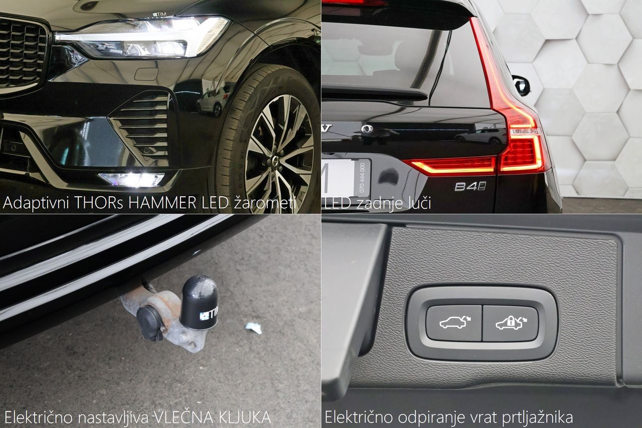 Zunanja slika - Volvo XC60 - B4D 2.0d AWD Geartronic R-Design DARK Plus 197KM - 19