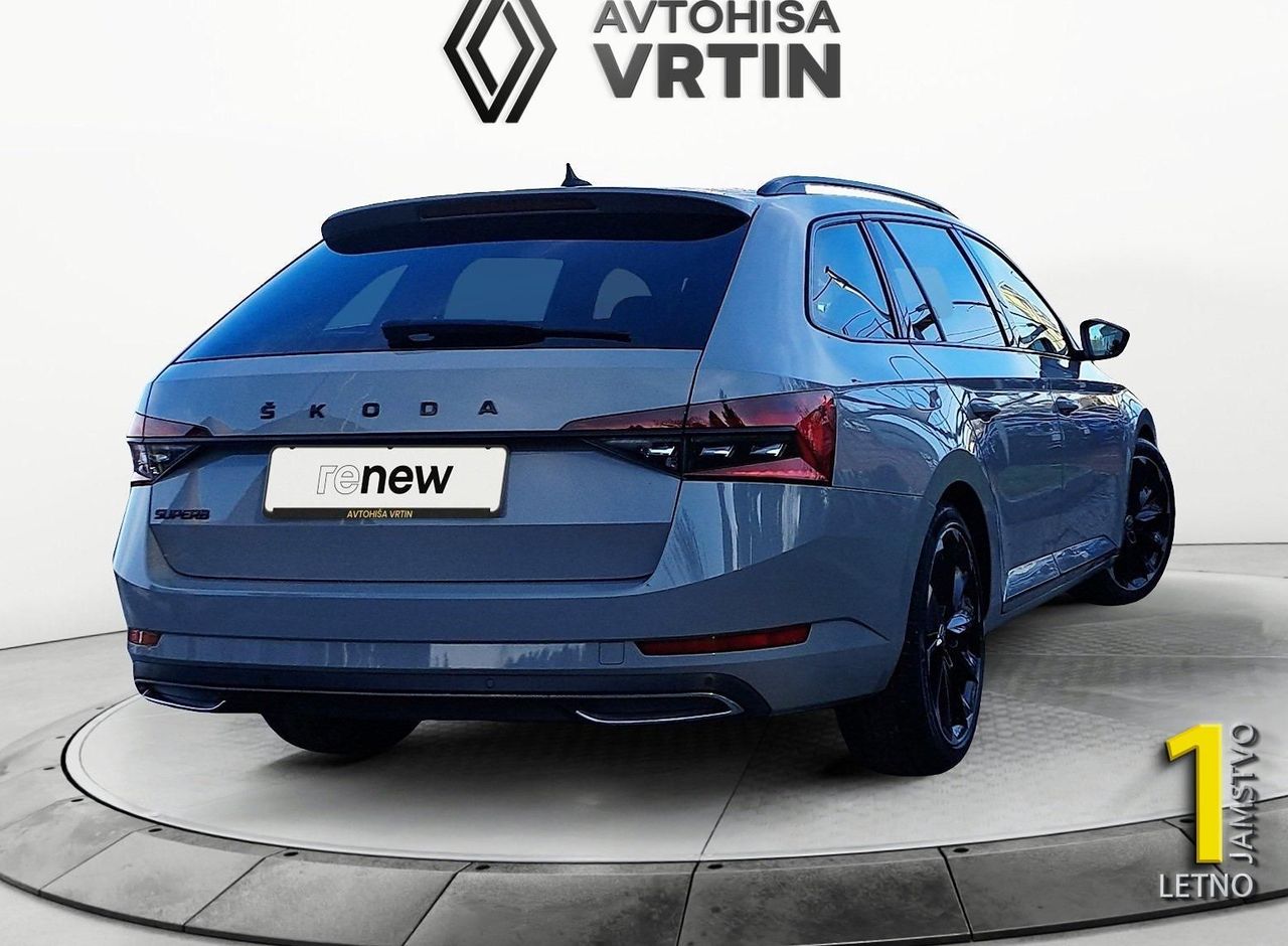 Zunanja slika - Škoda Superb - 2.0 TDI Sportline Combi DSG Z ENOLETNIM JAMSTVOM - 2