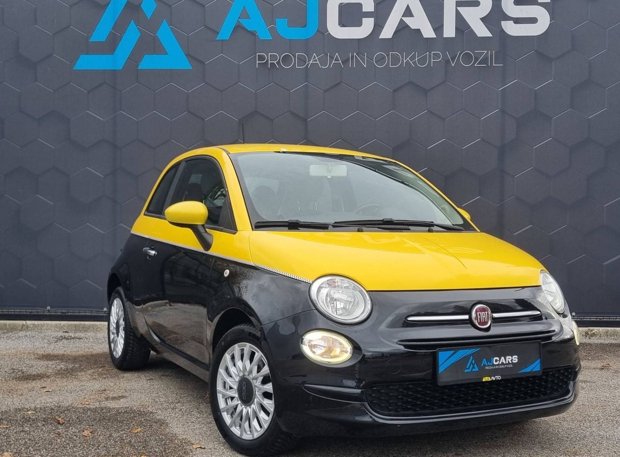 Zunanja slika - Fiat 500 - 1.2 8v Bicolor-Led-Alu-Tempomat-Multifunkcija-USB - 2