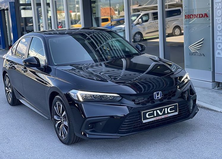 Zunanja slika - Honda Civic - 2.0-HIBRID-135kW-ELEGANCE-CVT-ACC-NAVI-LED-ZALOGA - 3