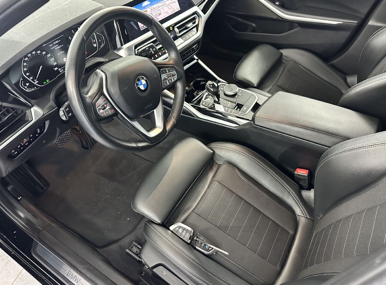 Zunanja slika - BMW Serija 3 - Touring: 318i Luxury.NEMŠKI+4ALU.KAMERA.LED.USNJE.ACC.BE - 13