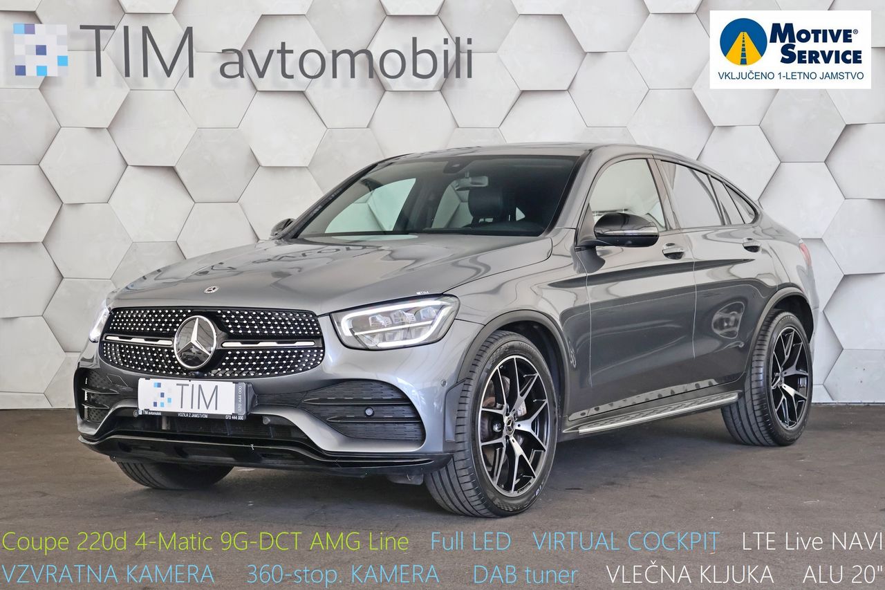 Zunanja slika - Mercedes-Benz GLC Coupe - 220d 4-Matic 9G-Tronic AMG Line - 1