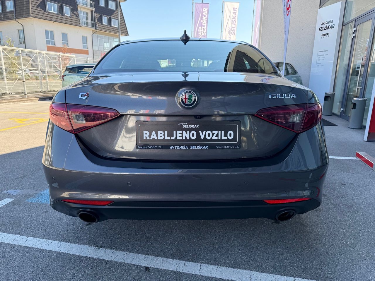 Zunanja slika - Alfa Romeo Giulia - 2.0 Turbo 280 Ti - AVTOMATIK + POTRJENA SERVISNA - 6