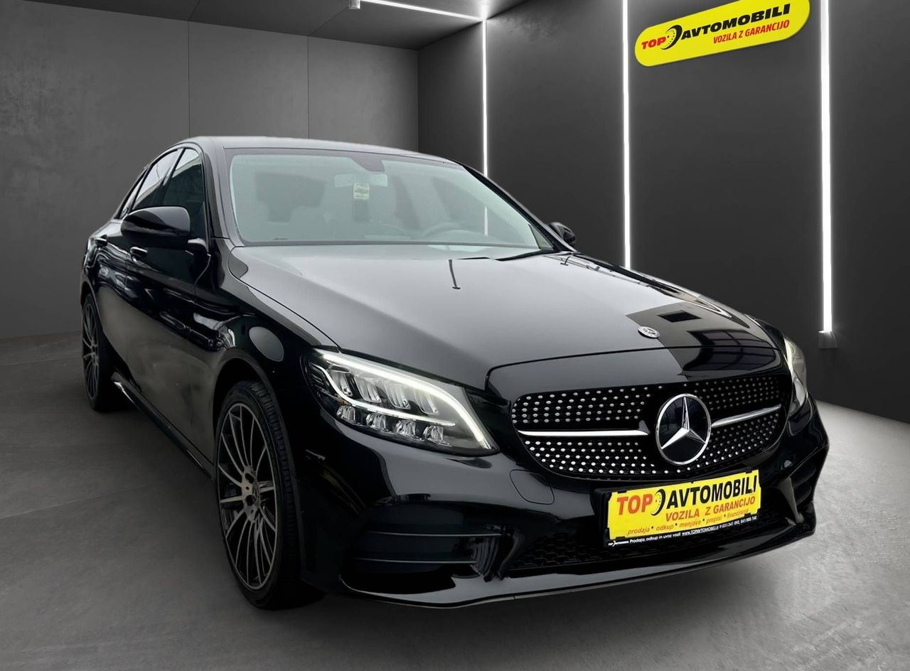 Zunanja slika - Mercedes-Benz C-Razred - C 200 AMG LINE LED DELNO USNJE NAVI KAMERA TEMPO - 10
