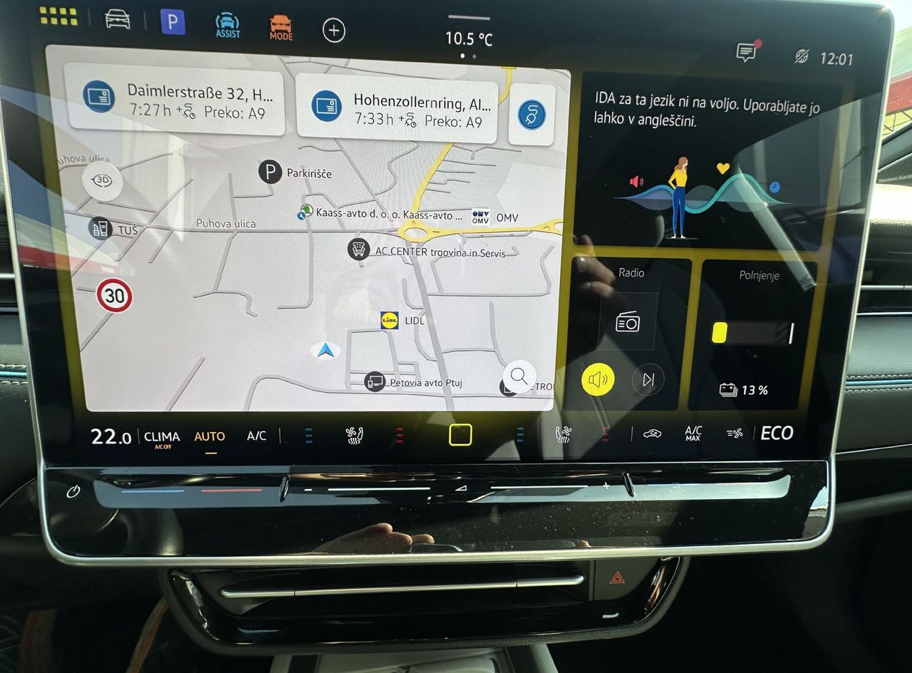 Zunanja slika - VW ID.7 - 210kW.NEMŠKI+4ALU.KAMERA.LED.NAVI.USNJE.ACC.PANORA - 12