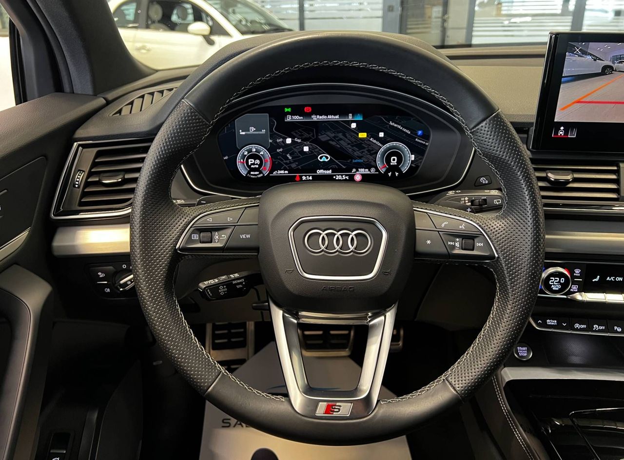 Zunanja slika - Audi Q5 - 40 TDI-Q-S-LINE-MATRIX-HUD-VIRTUAL-KAM360-KEYLESS - 13