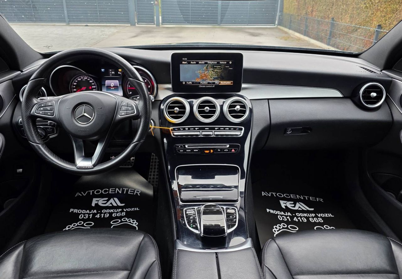 Zunanja slika - Mercedes-Benz C-Razred - 250CDI-AVT-AMG LINE-1 LASTNIK-SERVISNA KNJIGA-ACC - 12