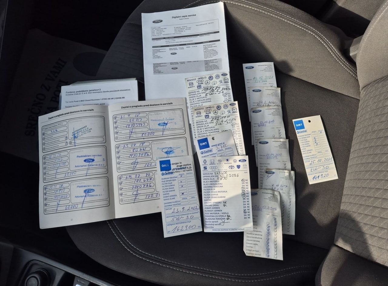 Zunanja slika - Ford Grand C-Max - BUSINESS 1.5 TDCi 120PS M6-SLO-1.LAST-PDC-ODLIČEN - 18