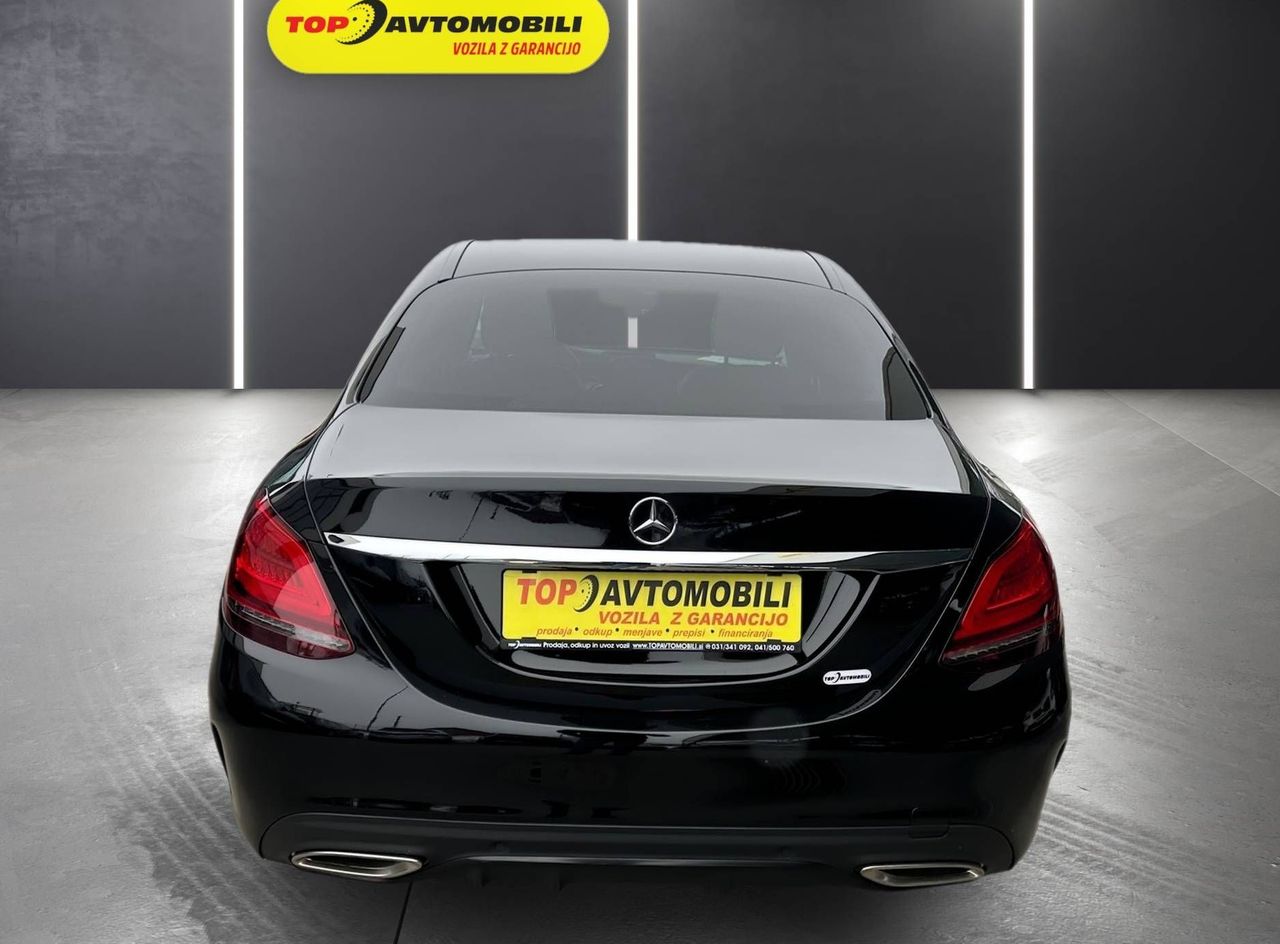 Zunanja slika - Mercedes-Benz C-Razred - C 200 AMG LINE LED DELNO USNJE NAVI KAMERA TEMPO - 6