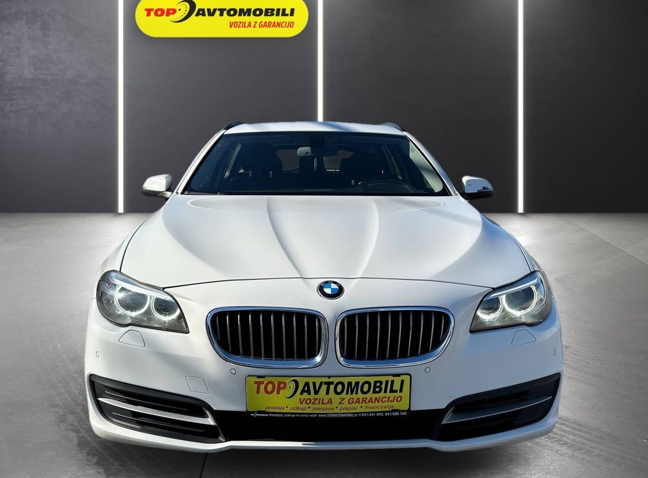 Zunanja slika - BMW Serija 5 - Touring: 520d LED NAVI TEMP HI-FI USNJE PDC FACELIFT TOP - 12