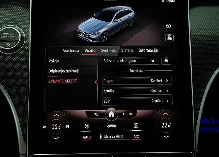 Zunanja slika - Mercedes-Benz C-Razred - 220d-200KM-2X-AMG-LINE-360-KAMER-BURMESTER-ACC-18C - 16