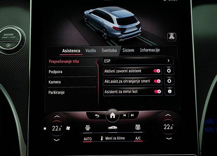 Zunanja slika - Mercedes-Benz C-Razred - 220d-200KM-2X-AMG-LINE-360-KAMER-BURMESTER-ACC-18C - 14