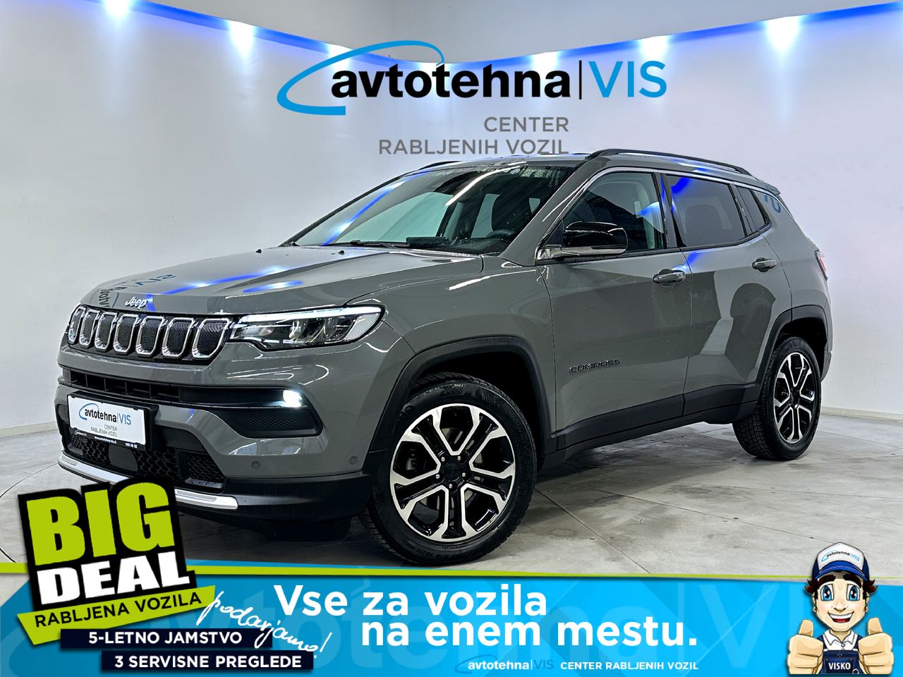 Zunanja slika - Jeep Compass - 1.6 Multijet LIMITED|Radar|AutoPark|+5 LET JAMSTVA - 1