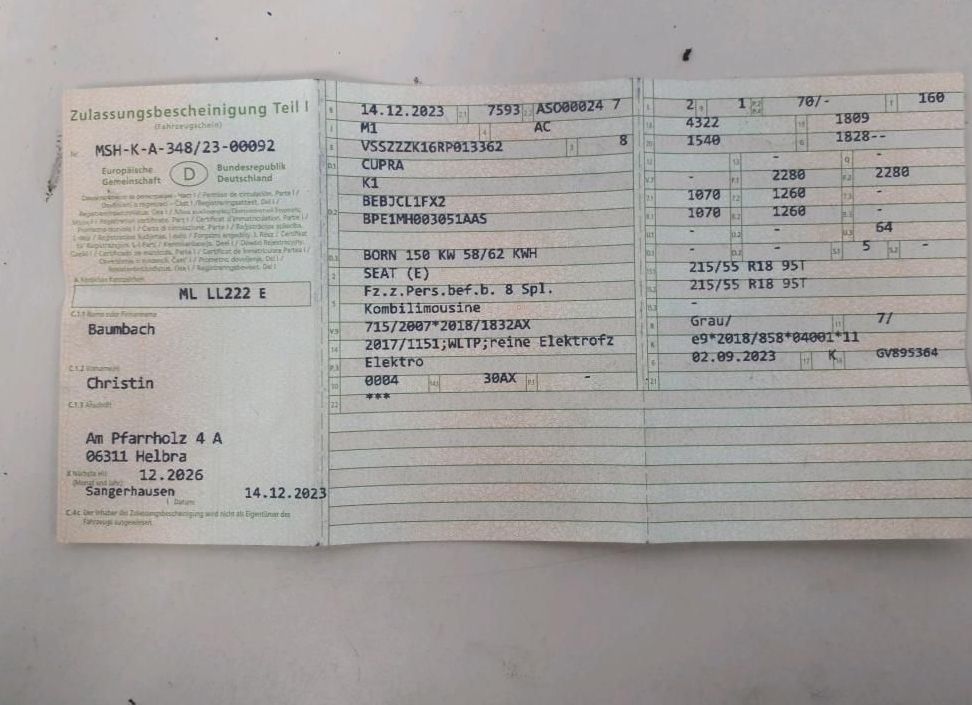 Zunanja slika - Cupra Born - electric 150kW.NEMŠKI.KAMERA.LED.ACC-3000€ SUBVENC - 18