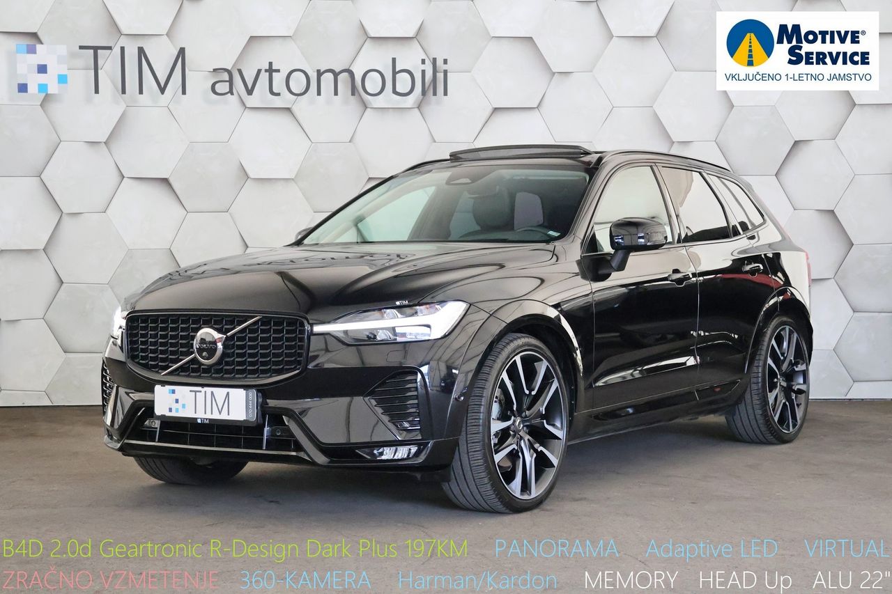 Zunanja slika - Volvo XC60 - B4D 2.0d Geartronic R-Design DARK Plus 197KM - 1
