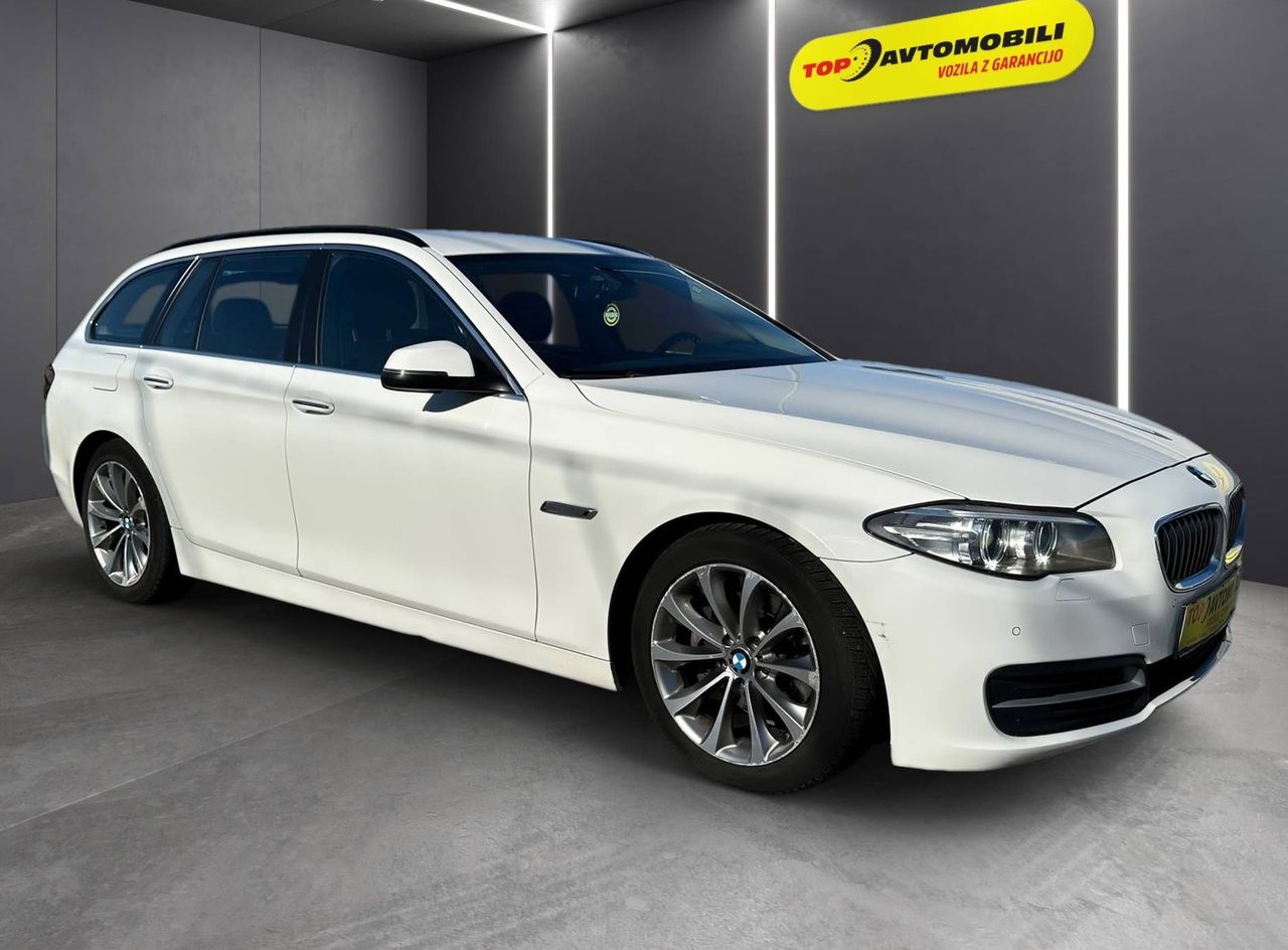 Zunanja slika - BMW Serija 5 - Touring: 520d LED NAVI TEMP HI-FI USNJE PDC FACELIFT TOP - 10