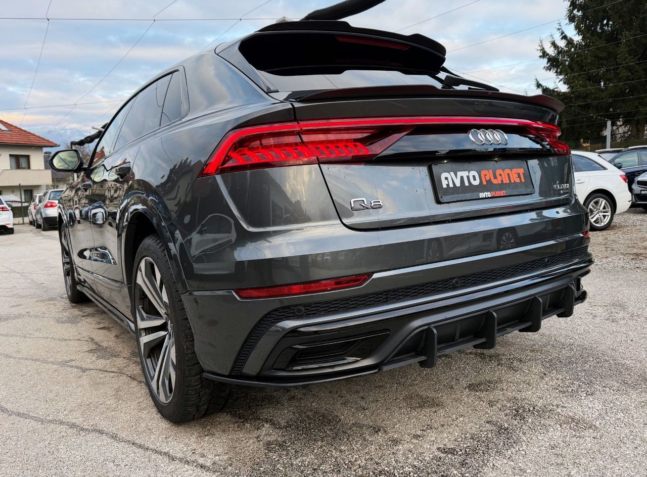 Zunanja slika - Audi Q8 - 50 TDI Quattro 3xS-LiNE HD MATRIX ACC 360KAM ALU22 - 4