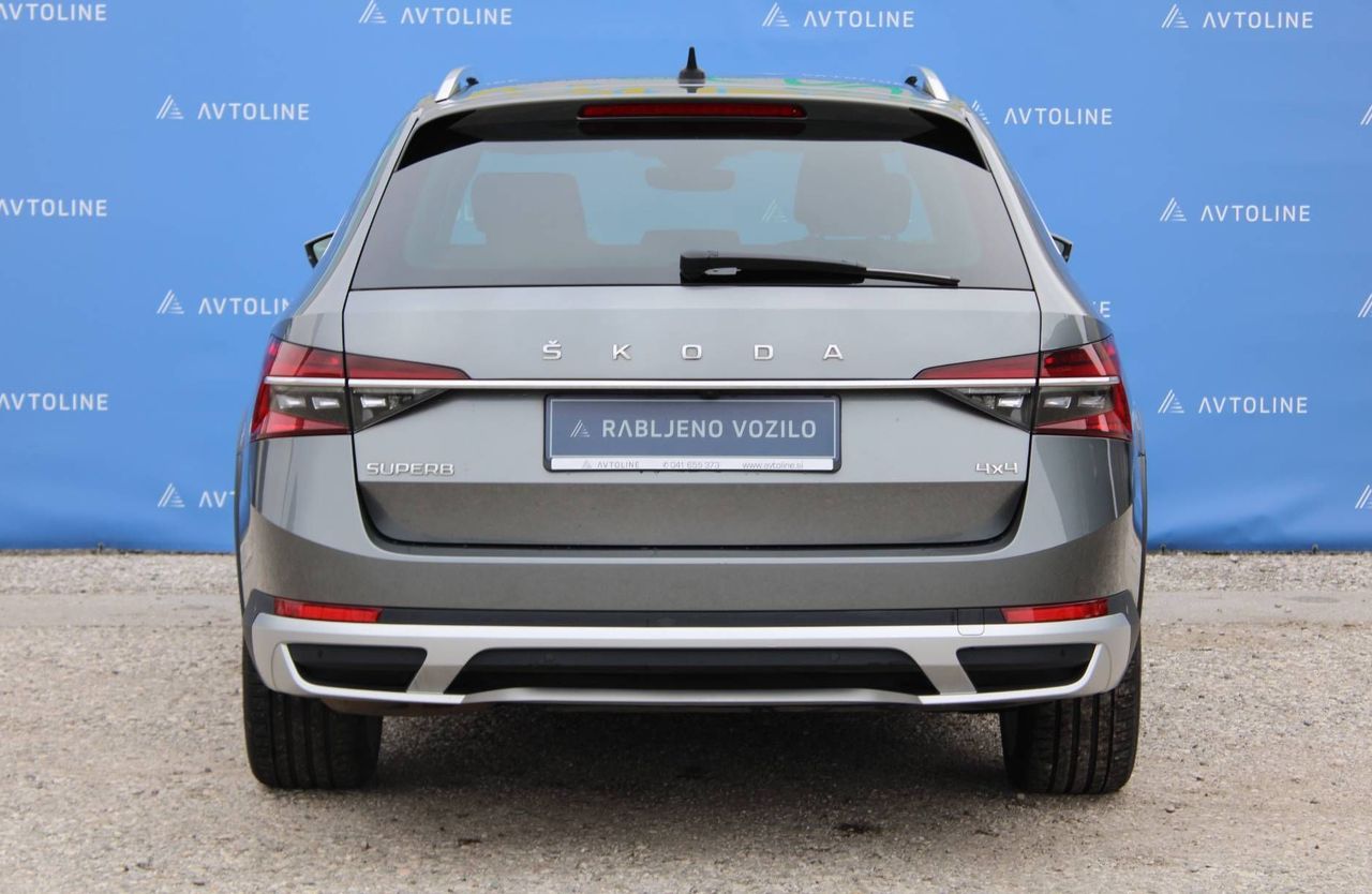 Zunanja slika - Škoda Superb - 2.0 TDI Scout DSG 4X4 147kW MATRIX ACC SIDE AST .. - 6