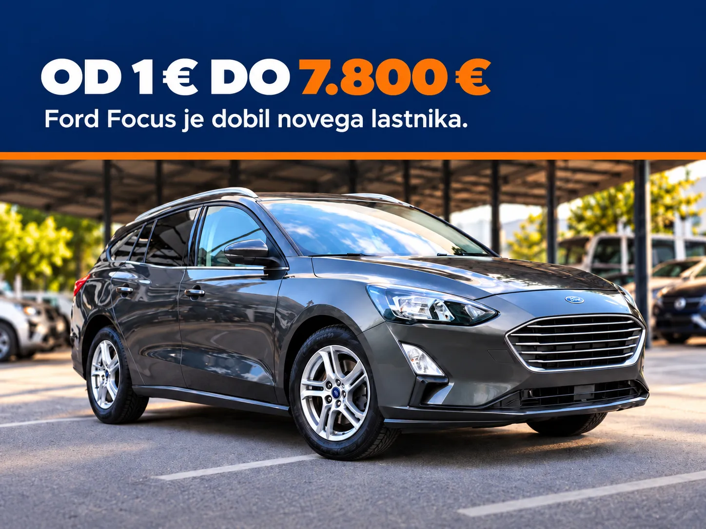 Ford Focus karavan 2021 na spletni dražbi DoberAvto.si.