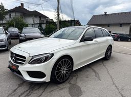 Zunanja slika - Mercedes-Benz C-Razred - C 220 T d AMG Line AUT. FULL LED USNJE PANO ALU19 - 1 - Predogledna slika