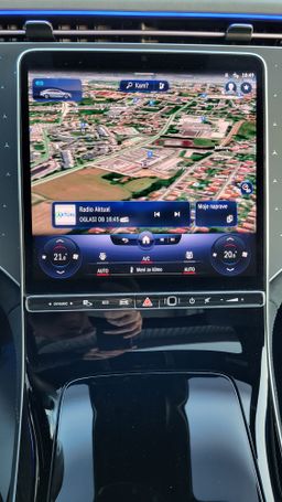 Notranja slika - Mercedes-Benz EQS - 450+ AMG PANO NAVI HEAD-UP Burmester PRIKLOP 360 - 27 - Predogledna slika