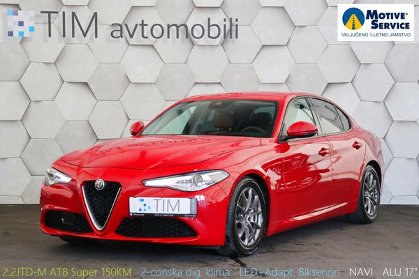 Predogledna slika - Alfa Romeo Giulia 2.2 JTD-M AT8 Super 150KM