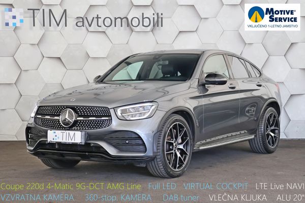 Predogledna slika - Mercedes-Benz GLC Coupe 220d 4-Matic 9G-Tronic AMG Line
