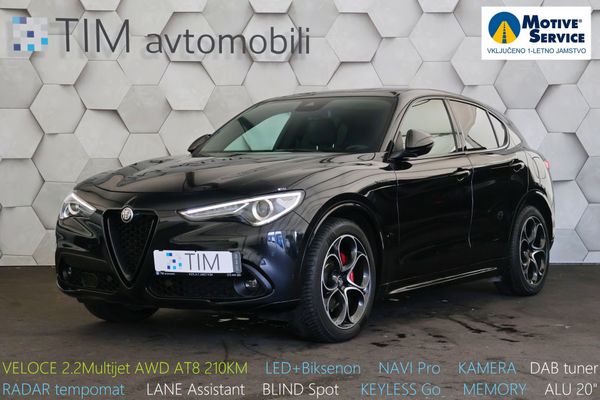 Predogledna slika - Alfa Romeo Stelvio Veloce 2.2 Multijet Q4 AT8 210KM