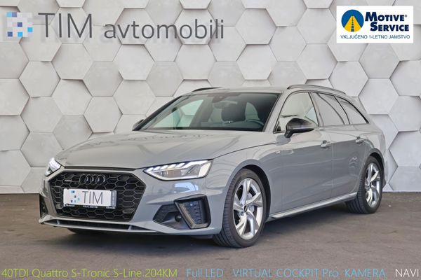 Predogledna slika - Audi A4 Avant 40TDI Quattro S-Tronic S-Line COCKPIT KAMERA NAVI