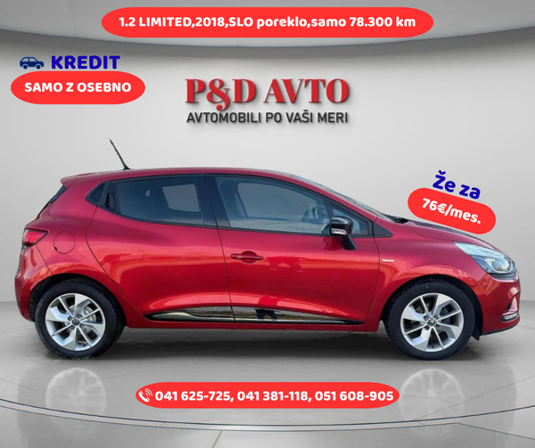 Predogledna slika - Renault Clio Clio 1,2 16V Limited