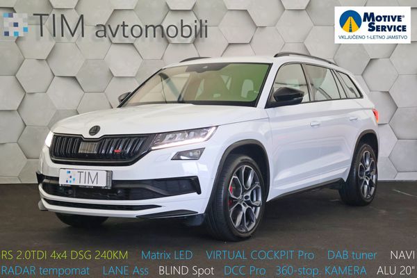 Predogledna slika - Škoda Kodiaq RS 2.0 TDI 4X4 DSG 240KM