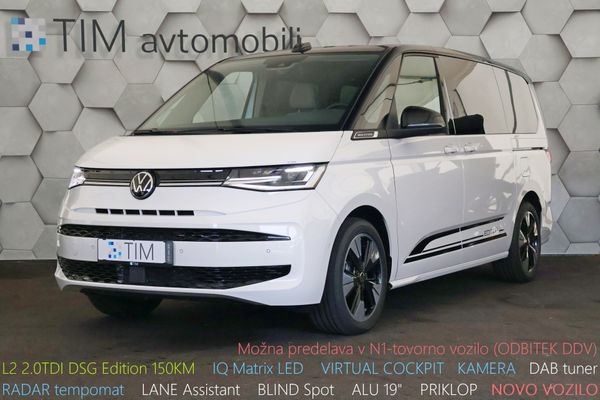 Predogledna slika - VW Multivan T7 L2 2.0 TDI DSG Edition 150KM