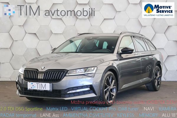 Predogledna slika - Škoda Superb Combi 2.0 TDI DSG Sportline 150KM