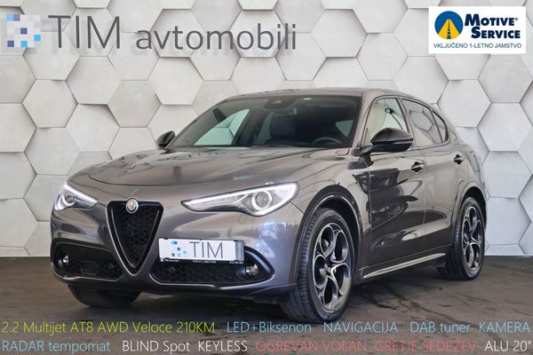 Predogledna slika - Alfa Romeo Stelvio Veloce 2.2 Multijet Q4 AT8 210KM