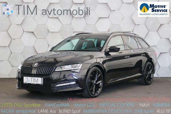 Predogledna slika - Škoda Superb Combi 2.0 TDI DSG Sportline 190KM