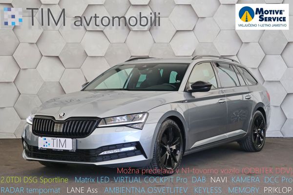 Predogledna slika - Škoda Superb Combi 2.0 TDI DSG Sportline 150KM