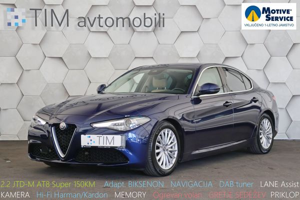 Predogledna slika - Alfa Romeo Giulia 2.2 JTD-M AT8 Super 150KM