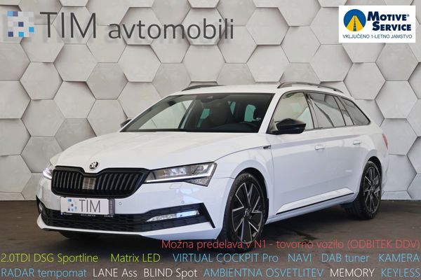 Predogledna slika - Škoda Superb Combi 2.0 TDI DSG Sportline 150KM