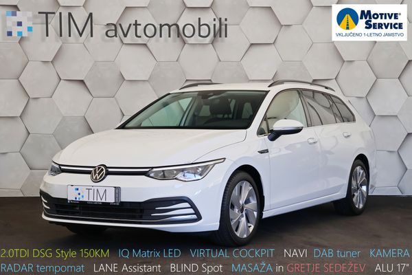 Predogledna slika - VW Golf Variant 2.0 TDI DSG Style 150KM