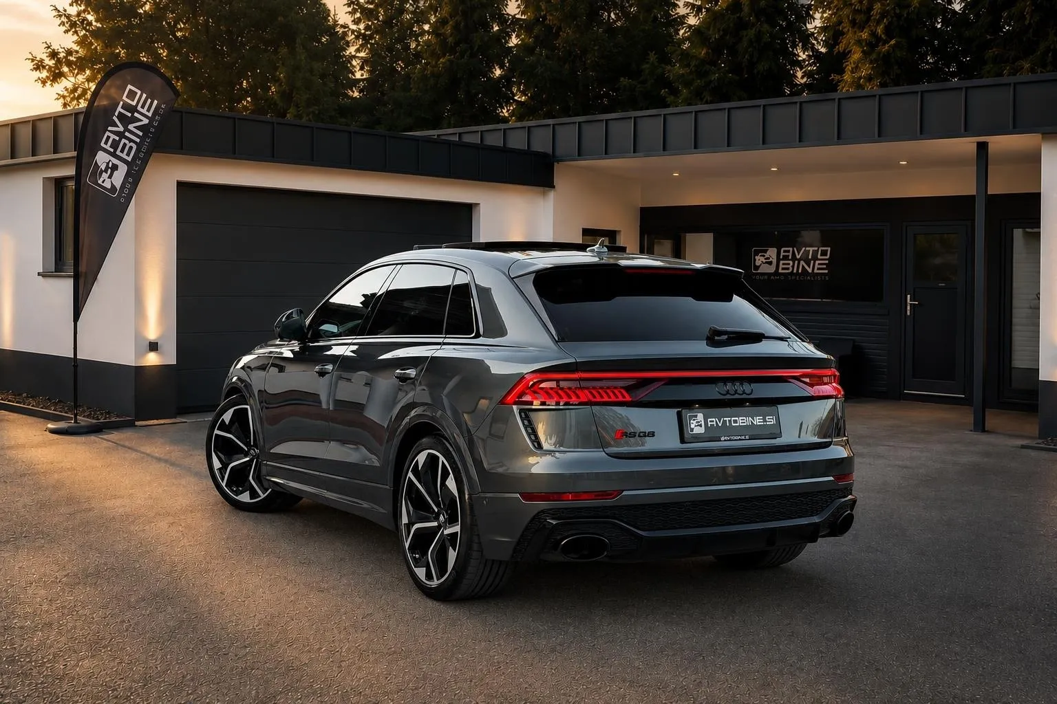 Zunanja slika - Audi RS Q8 - QUATTRO•PANO•ACC•CERAMIC•ALU23•HEAD UP•ZRAČNO•SOFT - 6