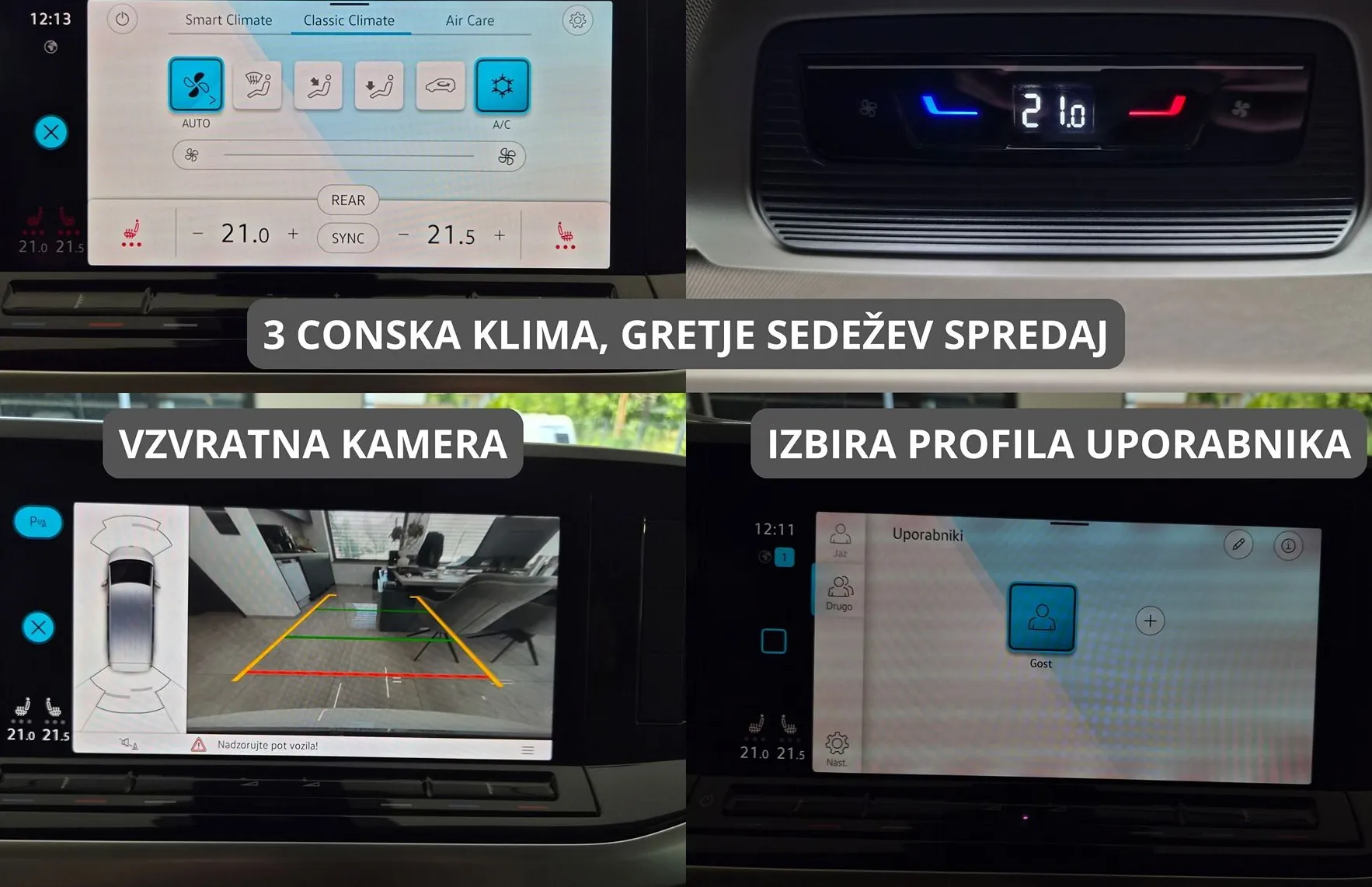 Zunanja slika - VW Multivan - T7 2.0 TDI REZERVIRANO|LED|ACC|MRTVI KOT|VIRTUAL - 18