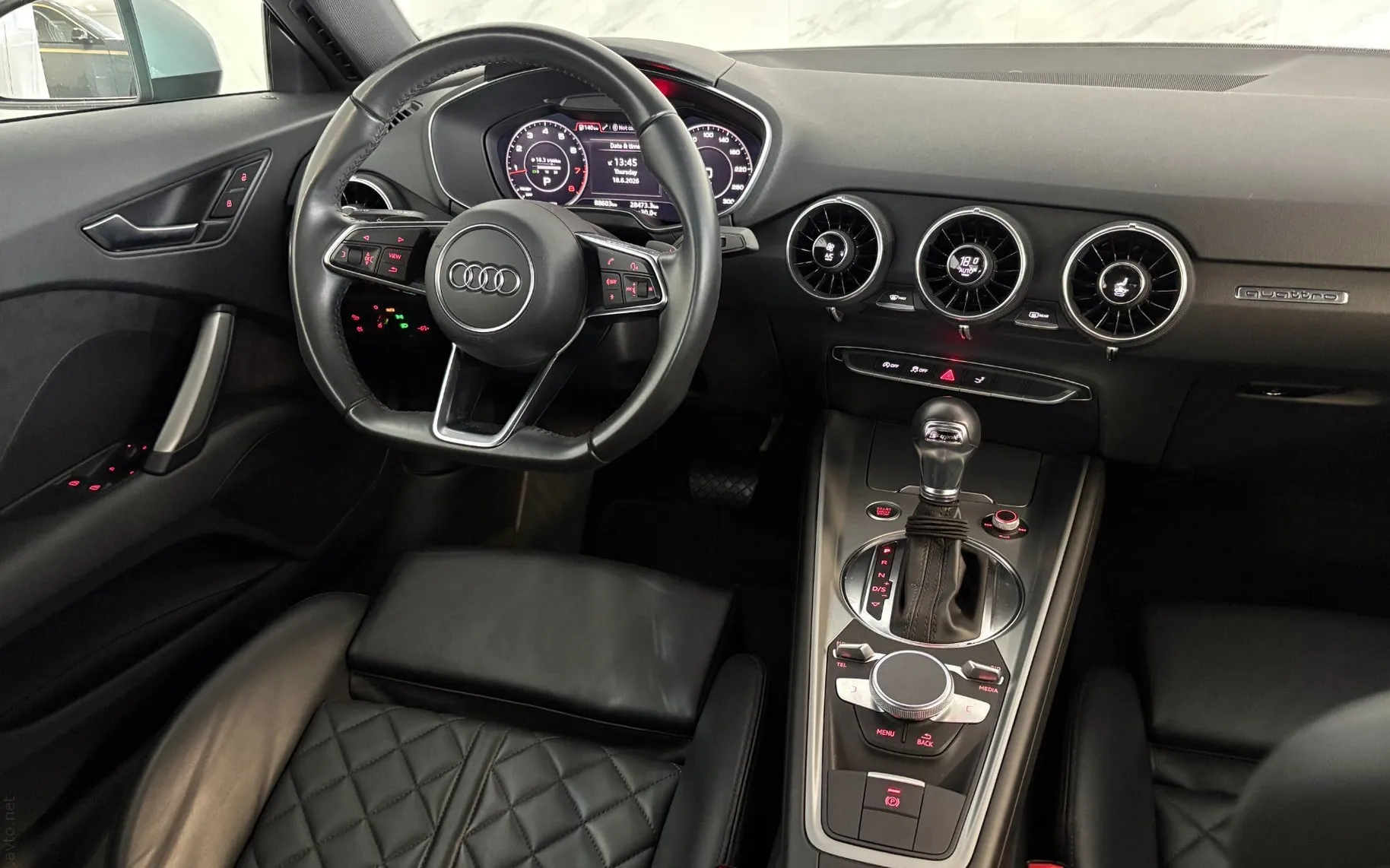 Notranja slika - Audi TT - 2.0 TFSI Coupe|Quaro|Led|PDC|Virtual|Navi|Gret - 10