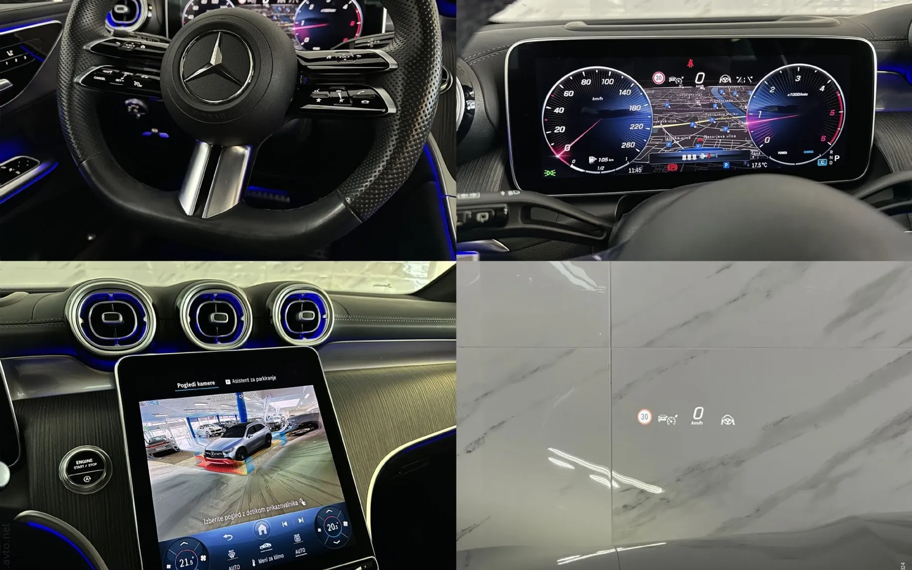 Notranja slika - Mercedes-Benz GLC-Razred - 220d|4Matic|AMG|Pano|ACC|Memory|HUD|360K|Gretje|.. - 12
