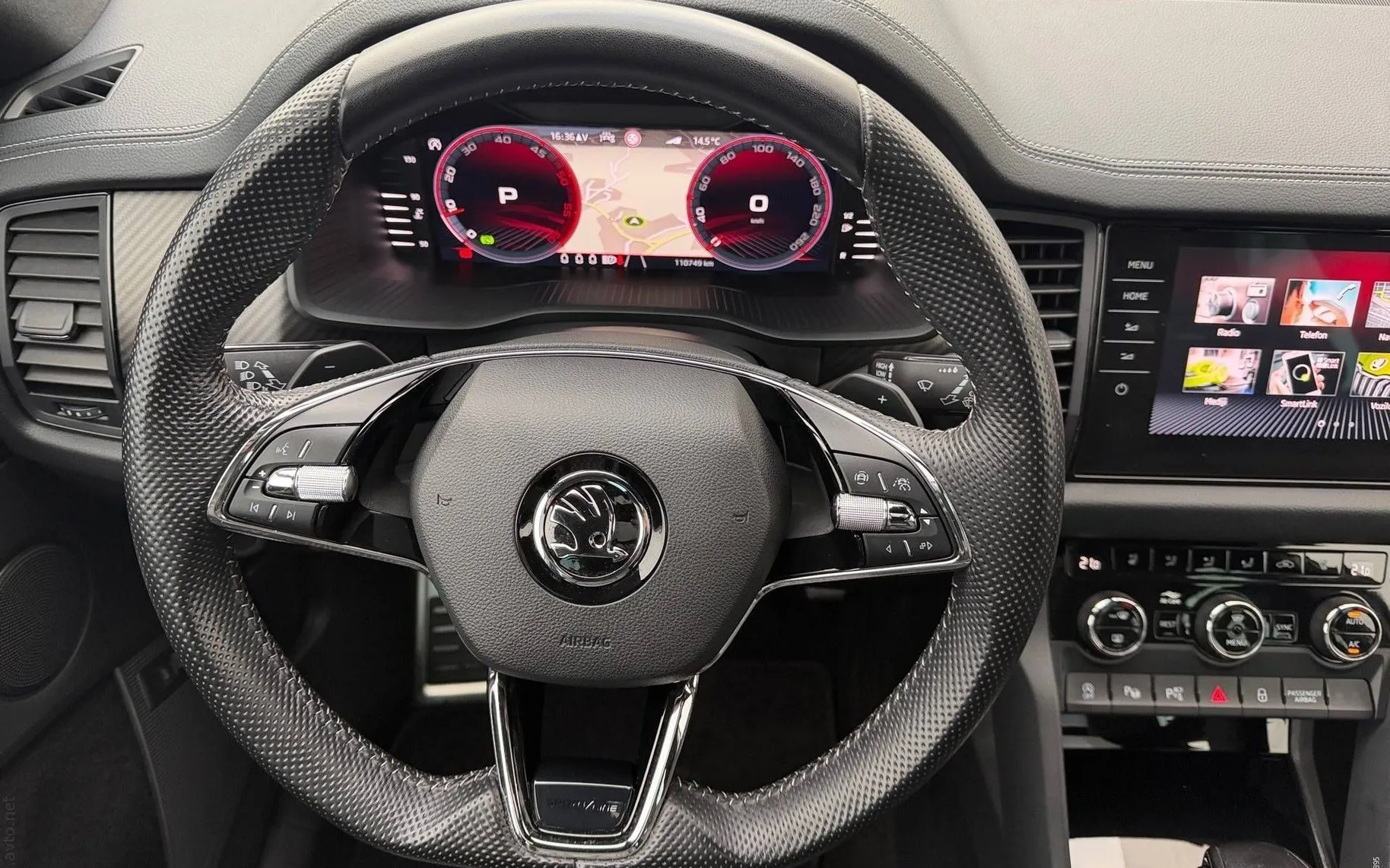 Notranja slika - Škoda Kodiaq - Sportline 2.0 TDI 110kW DSG-Panorama-Matrix-Usnje - 8