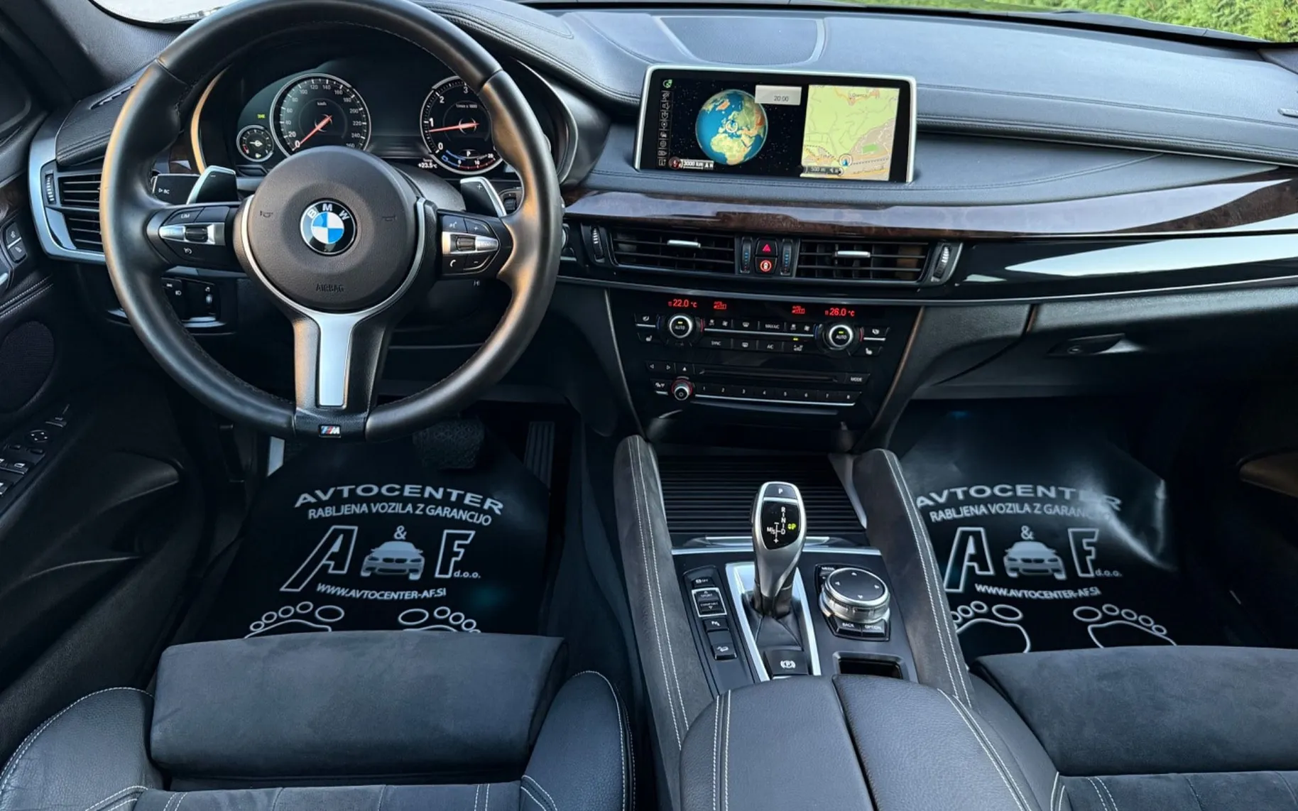 Notranja slika - BMW serija X6: - 3.0XD-M PAKET-DIGITALNI ŠTEVCI-1. LASTNIK-KAMERA - 9