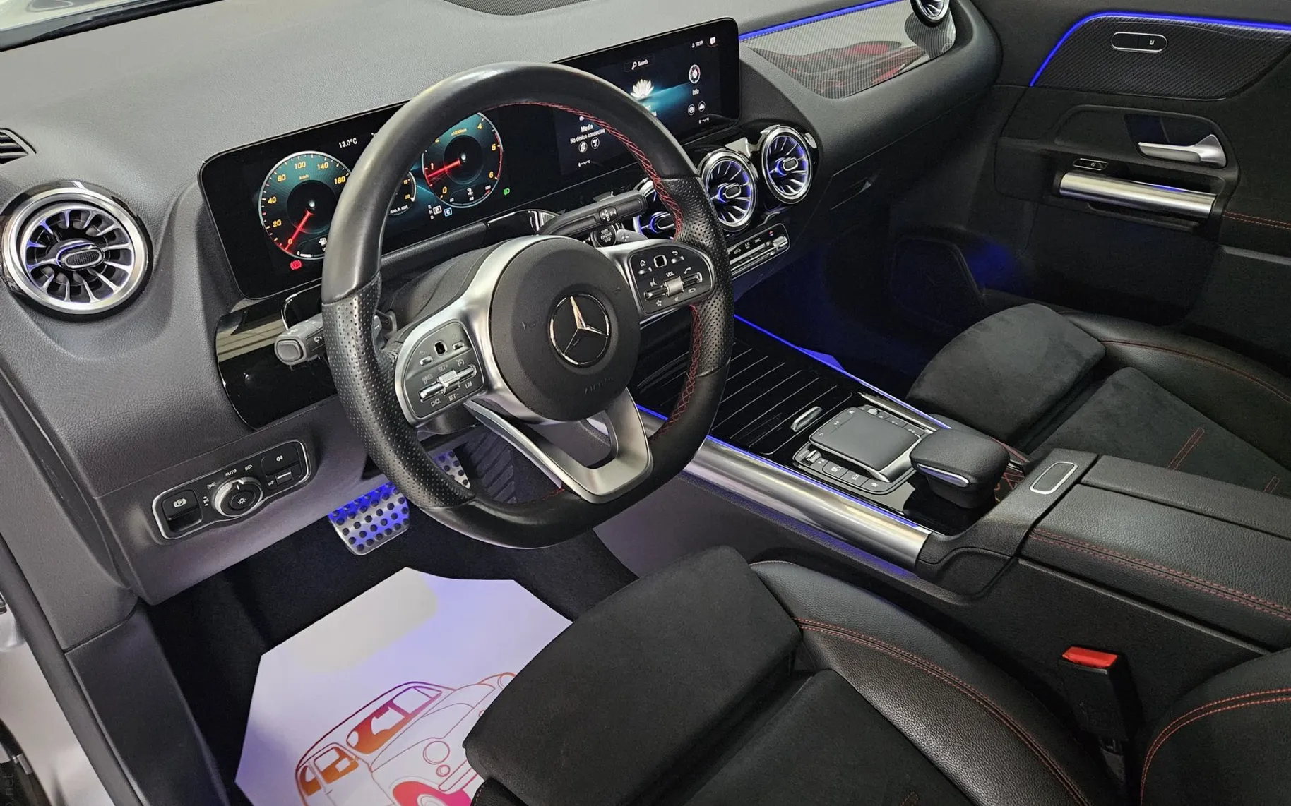 Notranja slika - Mercedes-Benz GLA-Razred - GLA 200 d AMG Line Avt. - 4