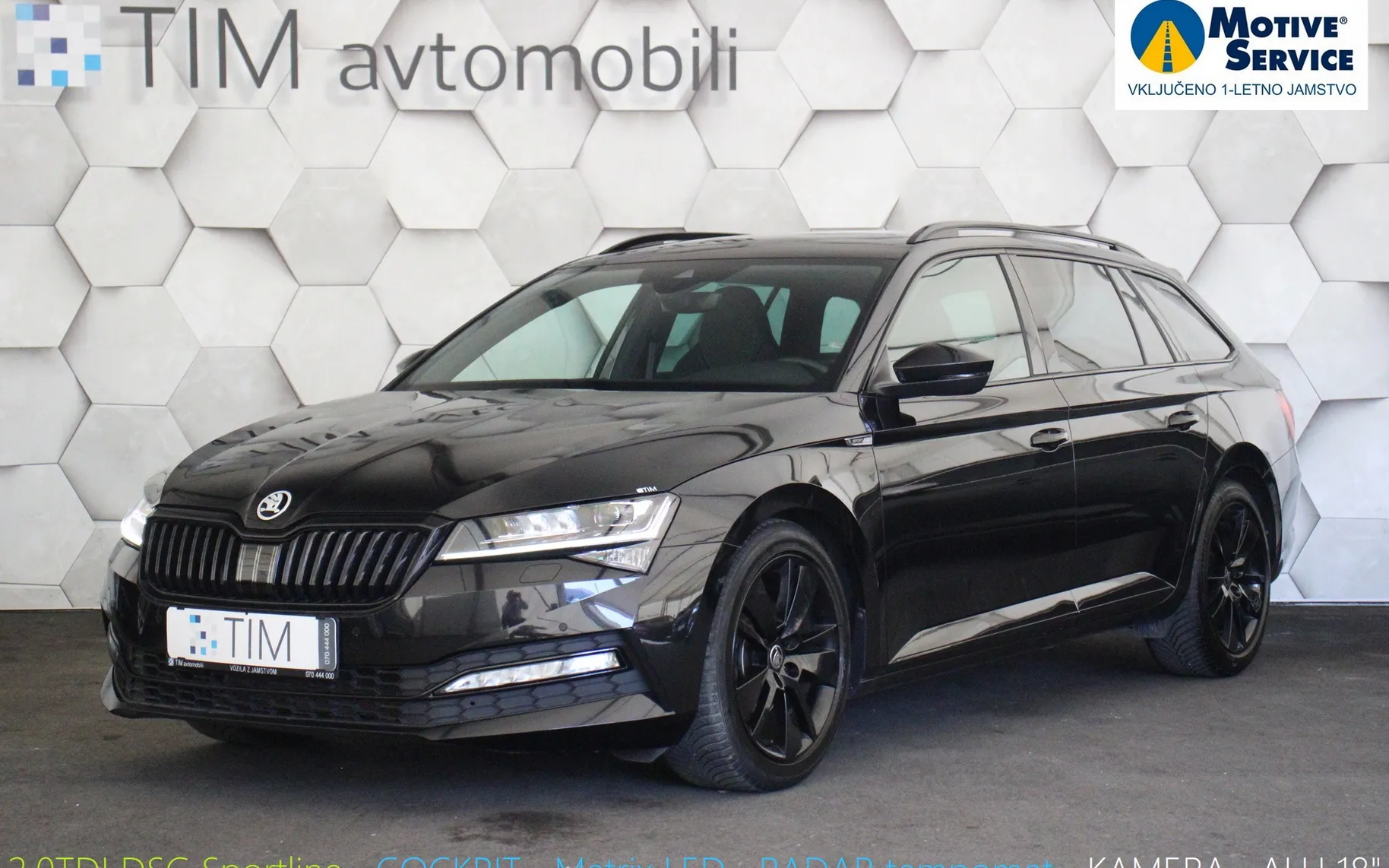 Zunanja slika - Škoda Superb - 2.0 TDI DSG Sportline 150KM - 1