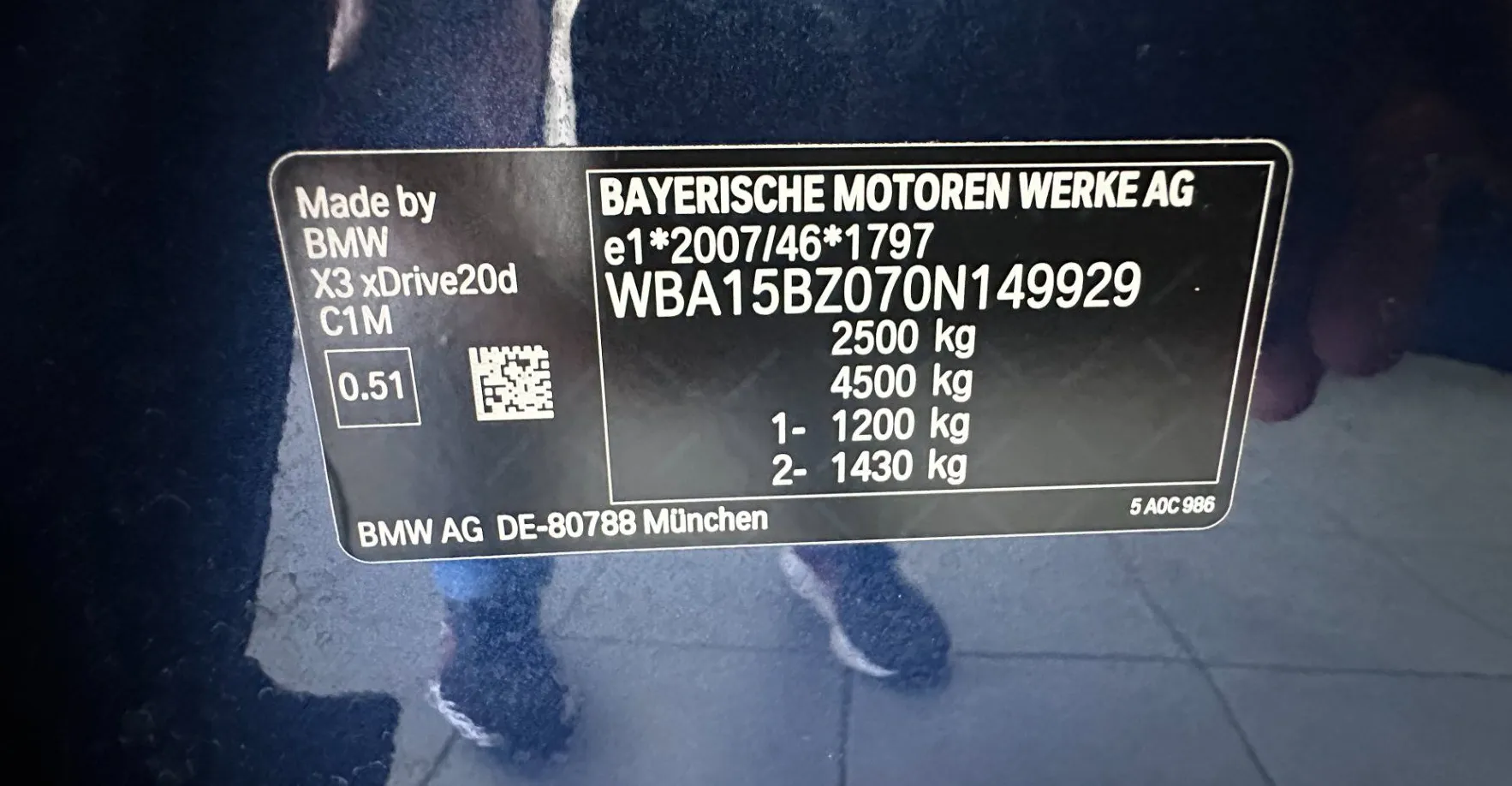 Zunanja slika - BMW X3 - serija : xDrive20d Avt. MSPORT.KAMERA.LED.USNJE.ACC.TOP - 3