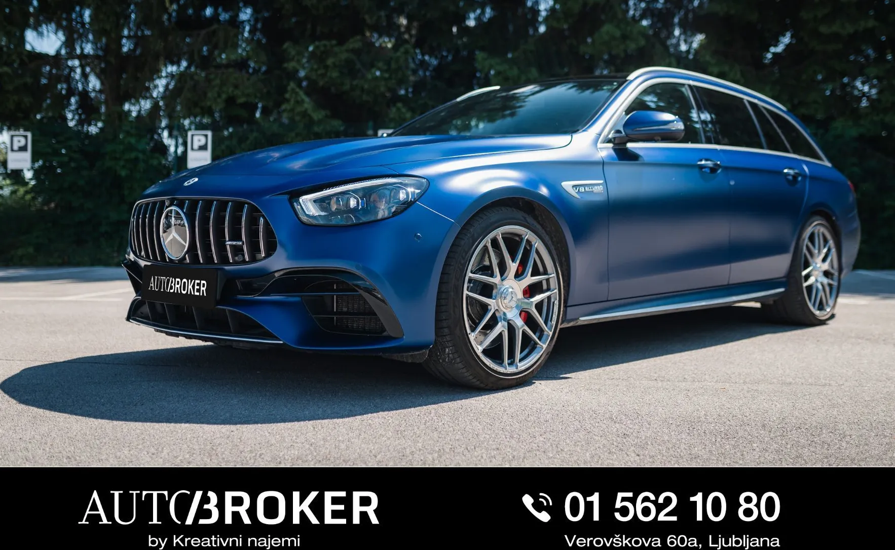 Zunanja slika - Mercedes-Benz E-Razred - Mercedes-AMG E 63 S 4M+ DesignoMagno Burmester HUD - 1